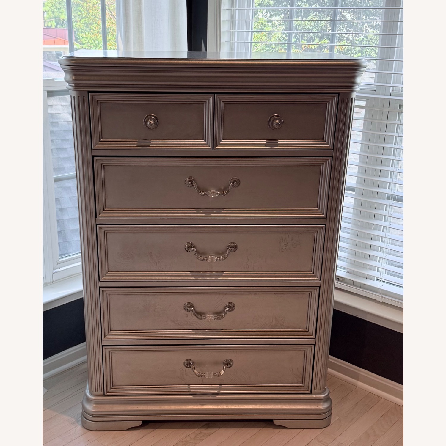 Ashley Furniture Brilanny Silver Wood Chest - image-4