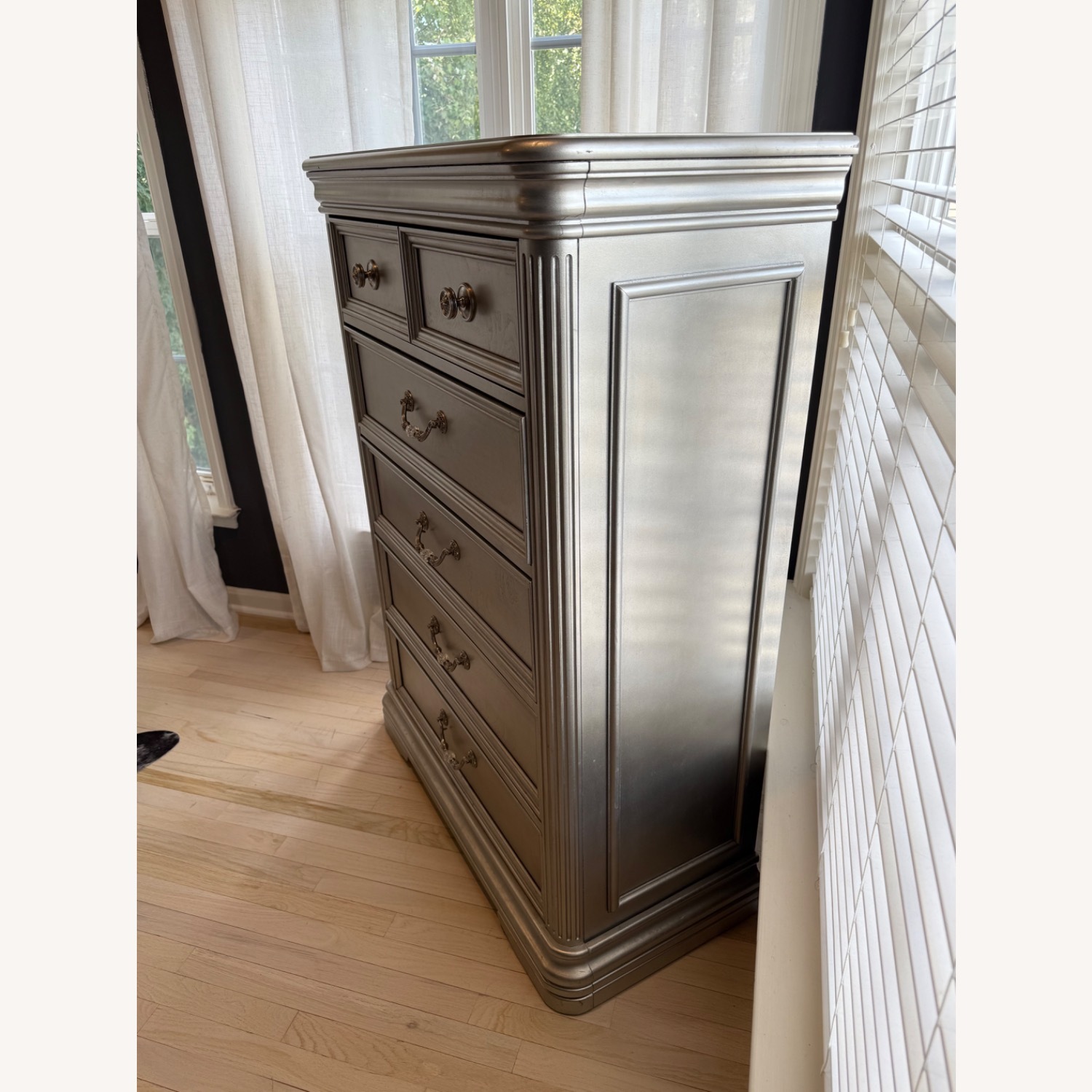 Ashley Furniture Brilanny Silver Wood Chest - image-6