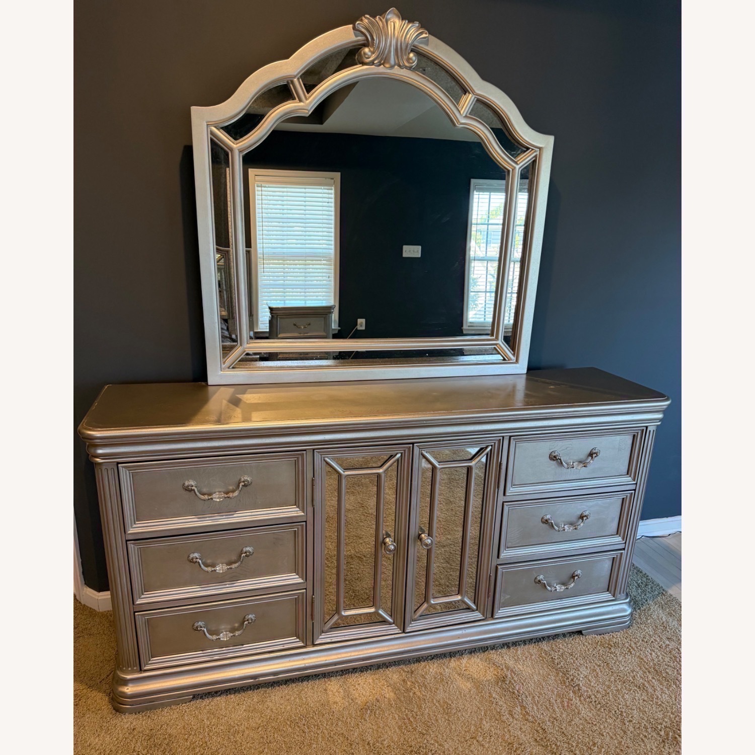 Ashley Furniture Birlanny Silver Wood Dresser - image-2