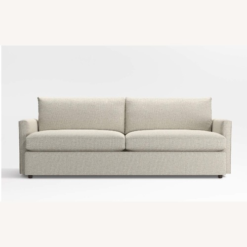 Used Crate & Barrel Lounge Light Gray Fabric 2 Seater Sofa for sale on AptDeco