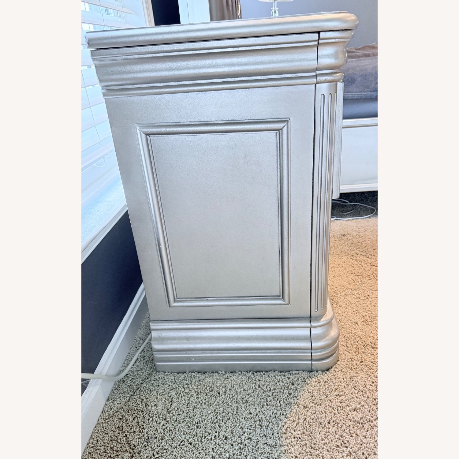 Ashley Furniture Birlany Silver Wood Nightstand - image-3