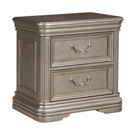 Ashley Furniture Birlany Silver Wood Nightstand