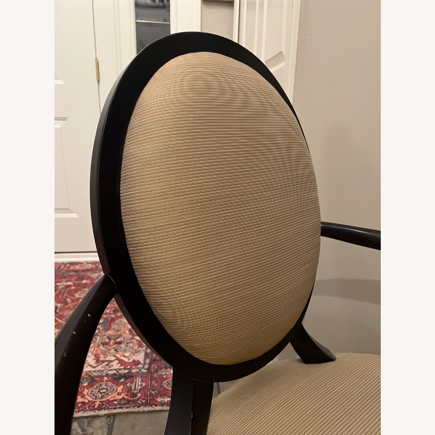 Baker Furniture Barbara Barry Dark Brown Wood Accent Chair - image-7