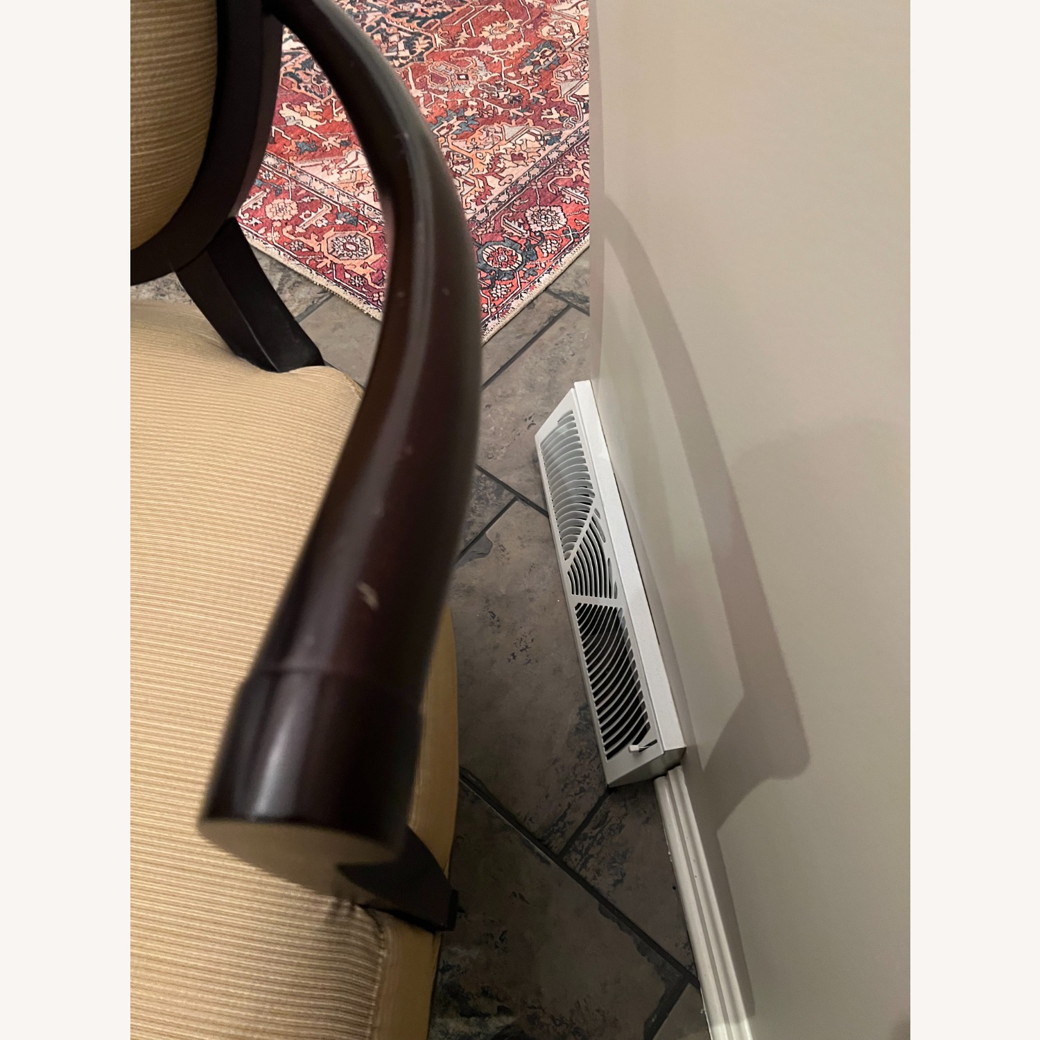 Baker Furniture Barbara Barry Dark Brown Wood Accent Chair - image-6