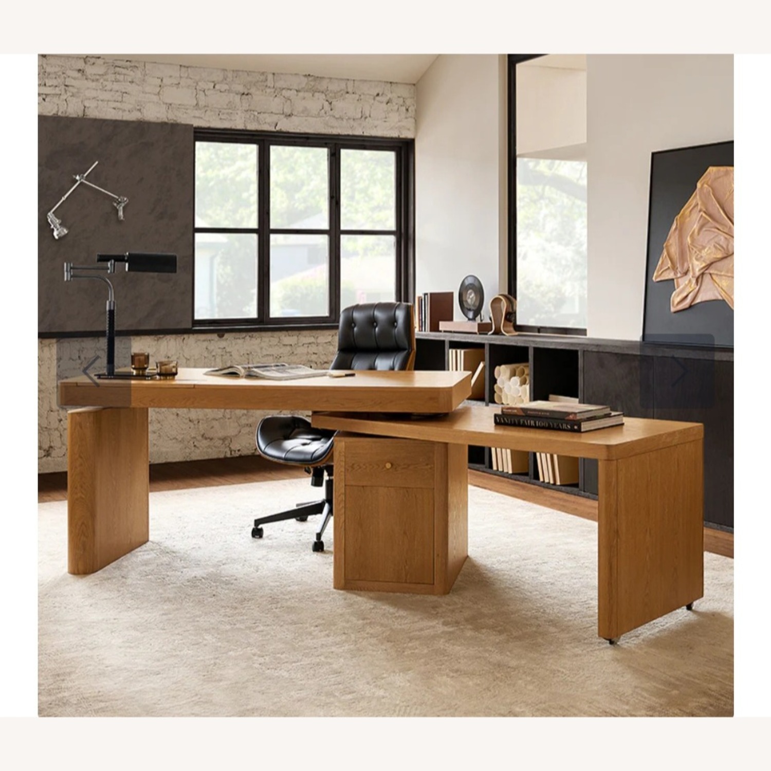 Standing Desk Acorn Natural Wood Desk - image-1