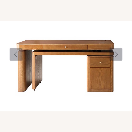 Used Standing Desk Acorn Natural Wood Desk for sale on AptDeco