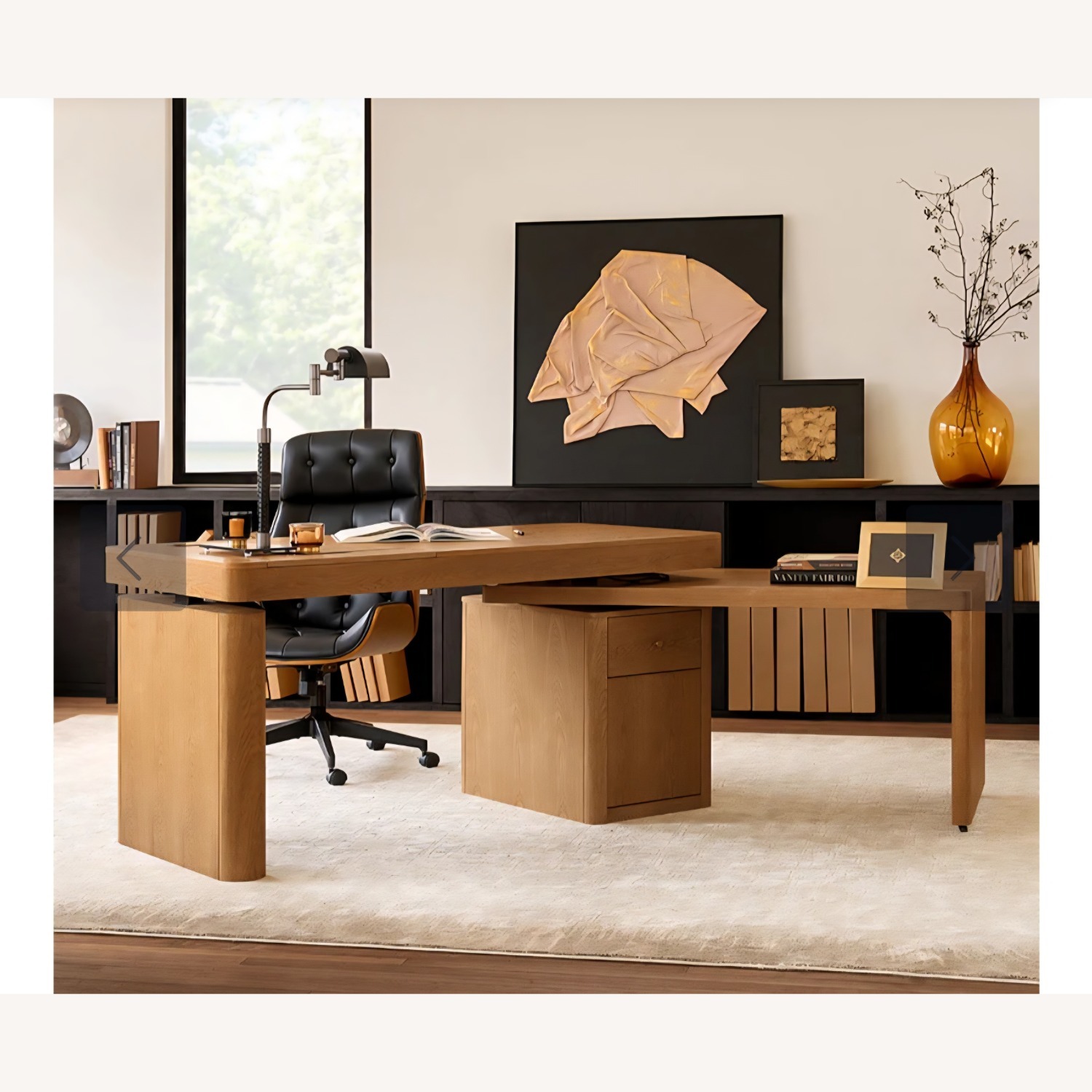 Standing Desk Acorn Natural Wood Desk - image-2