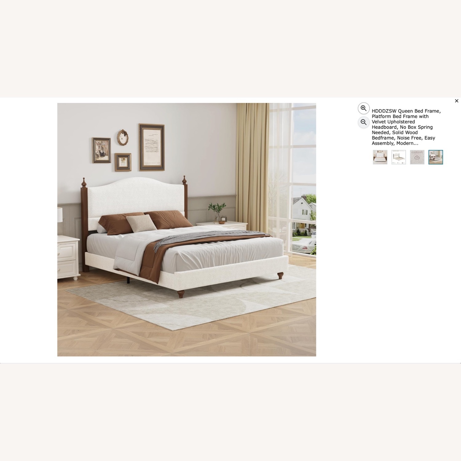Modern Queen Bed Frame  - image-2