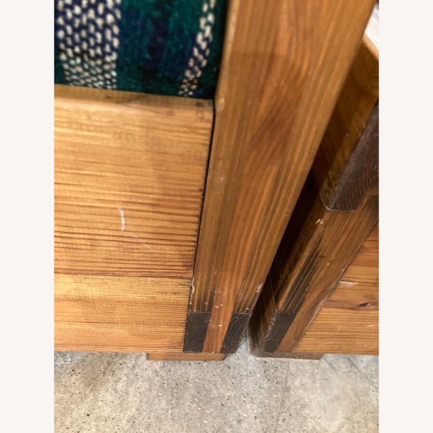 This End Up Plaid Pattern Classic Chair W Ottoman - image-5