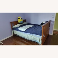 Pottery Barn Kids Light Brown Wood Full Bed