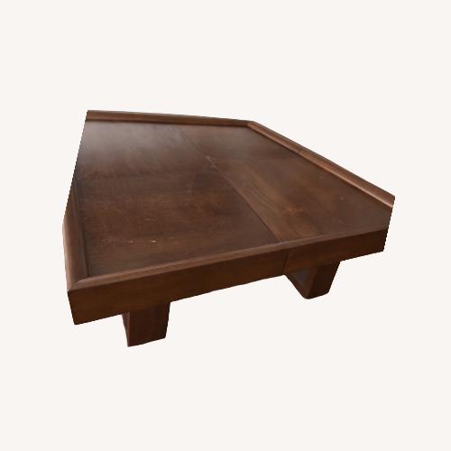Used Solid Wood Coffee Table with Sliding Top for sale on AptDeco