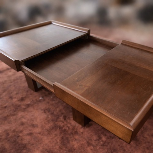Used Solid Wood Coffee Table with Sliding Top for sale on AptDeco