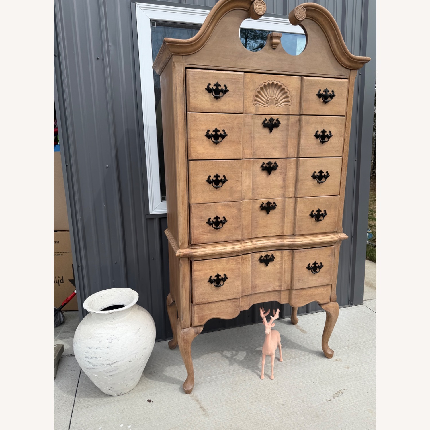 Natural Wood Dresser - image-4