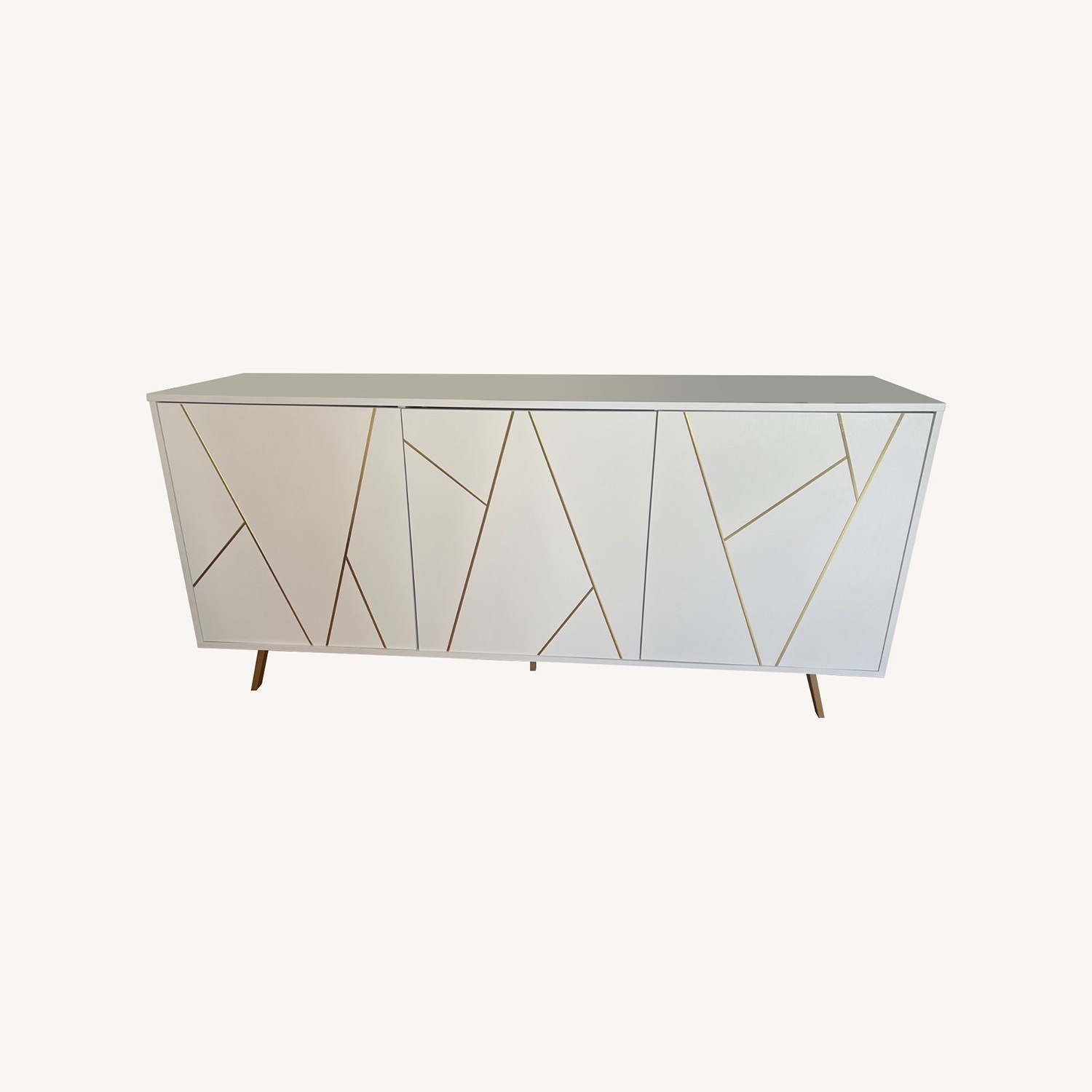 Wayfair Edou White Storage Cabinet Credenza  - image-4