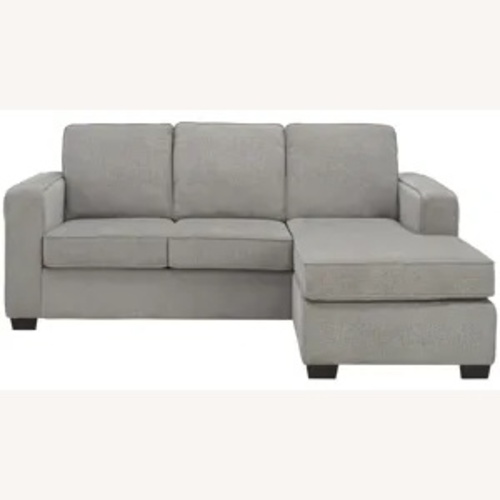 Used Gray Sectional Sofa W Chaise Lounge  for sale on AptDeco