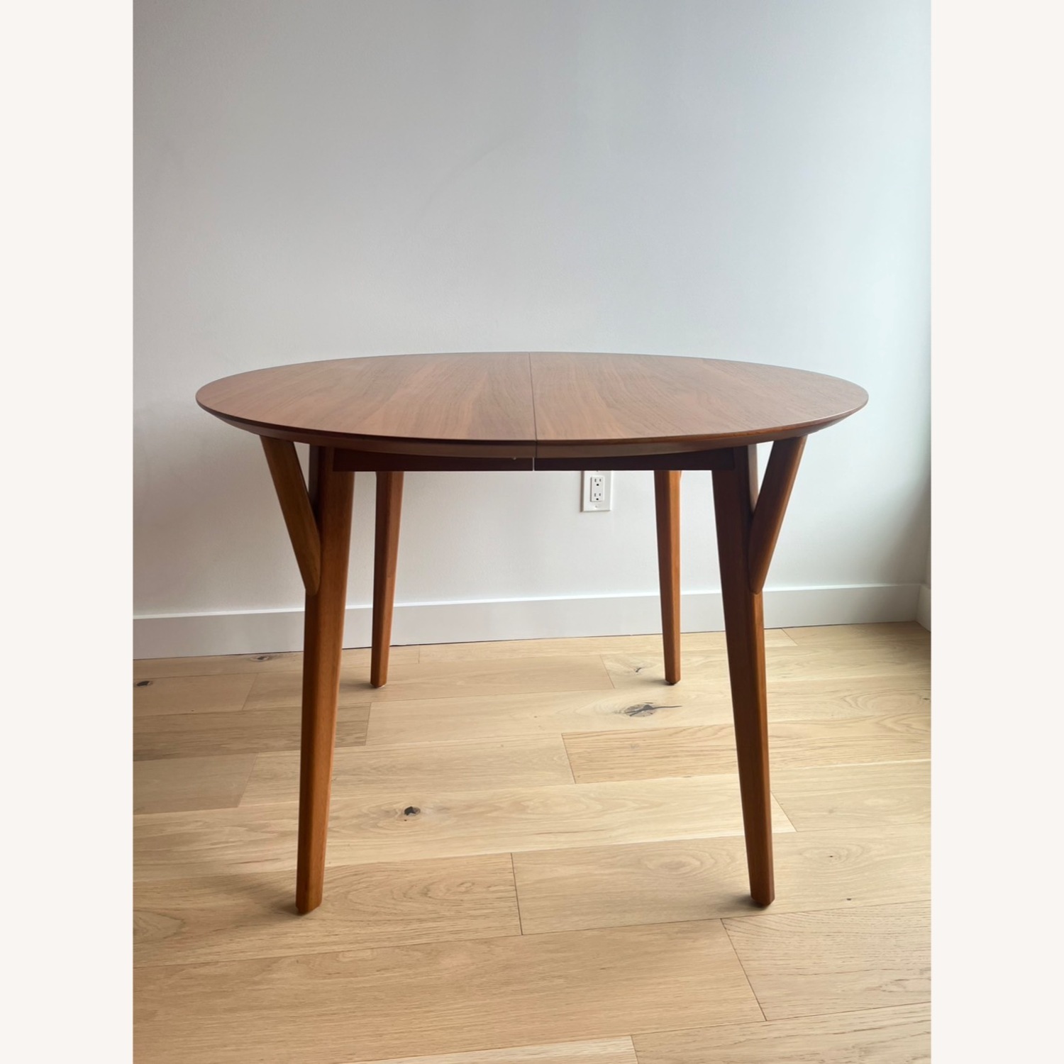West Elm Mid-Century Rounded Expandable Table - image-4