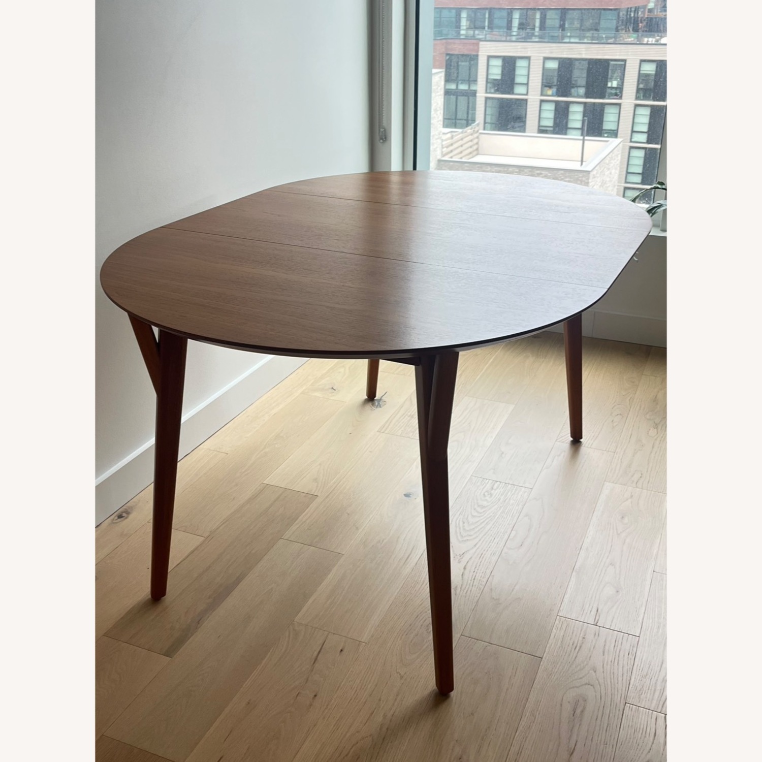 West Elm Mid-Century Rounded Expandable Table - image-5