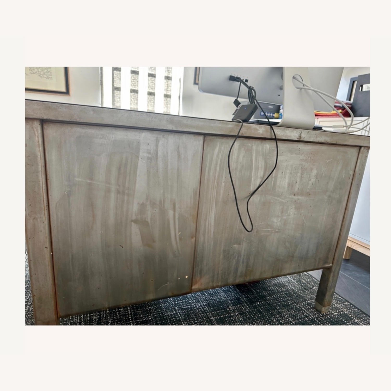 Silver Metal Desk - image-5