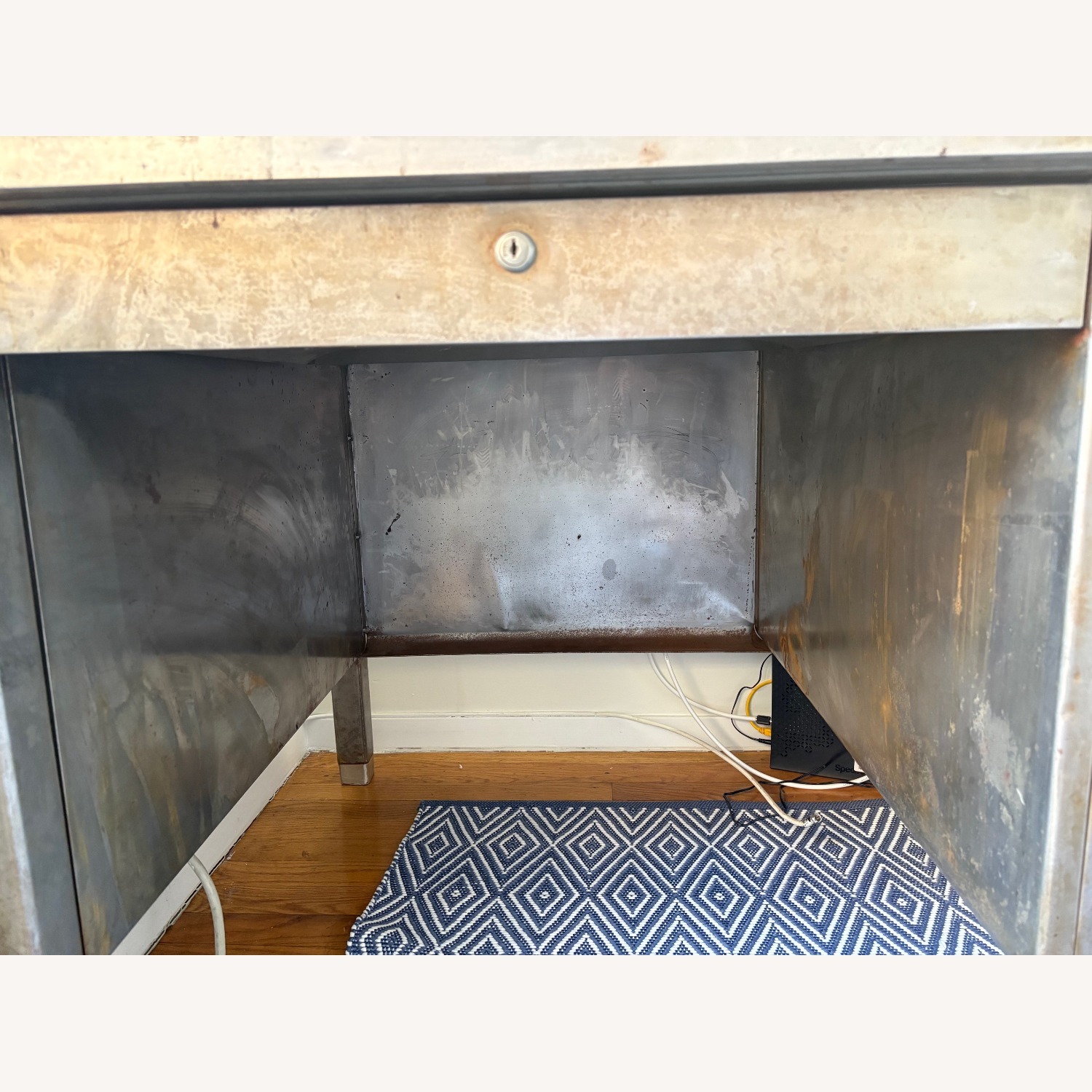 Silver Metal Desk - image-6