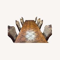 Michael Amini Tuscano 13-Piece Dining Set