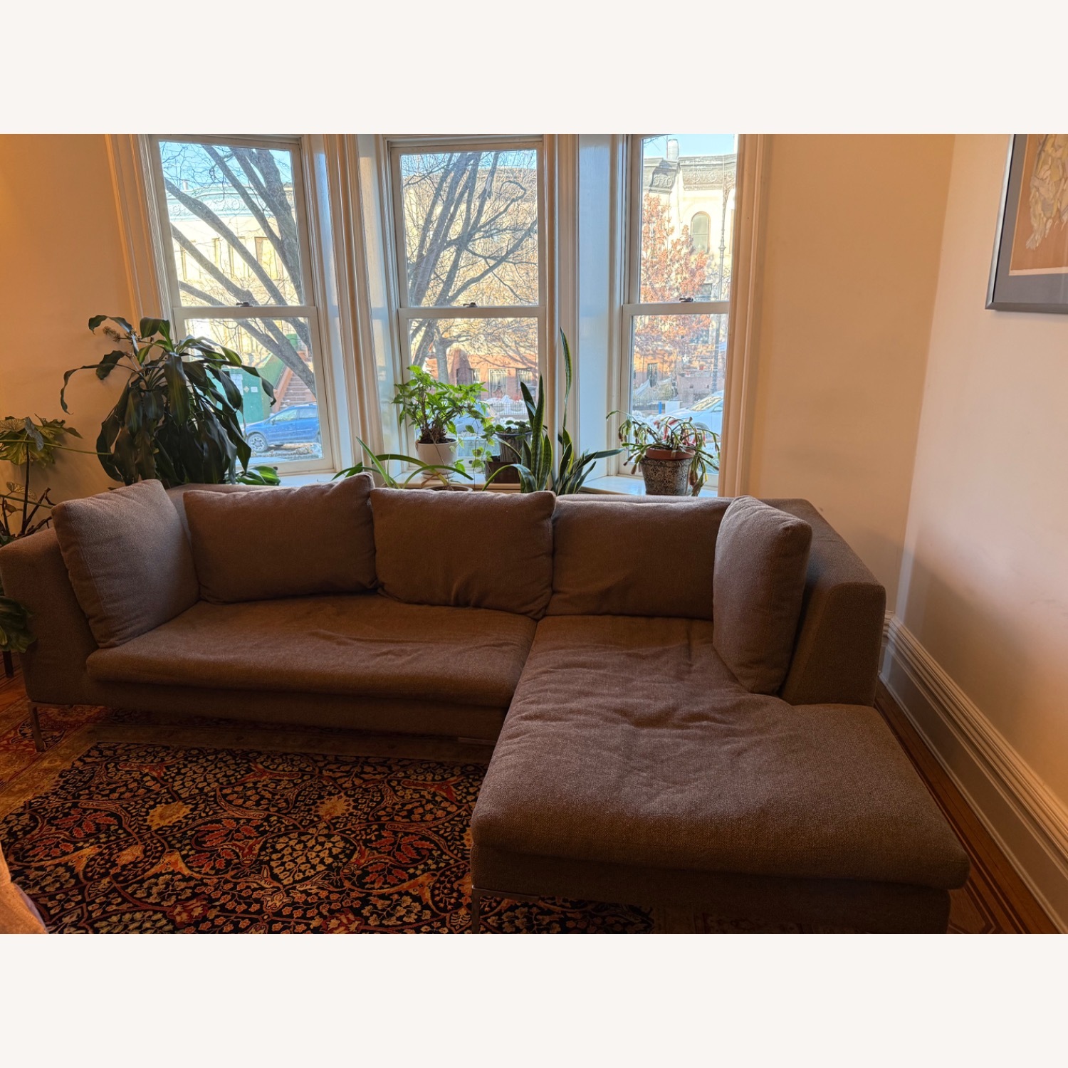 B&B Italia Charles Light Gray 2 Piece Sectional - image-2