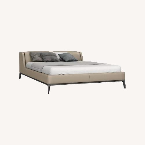 Used Roche Bobois Queen Leather Bed for sale on AptDeco