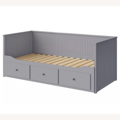 Used IKEA Hemnes Light Gray Daybed for sale on AptDeco