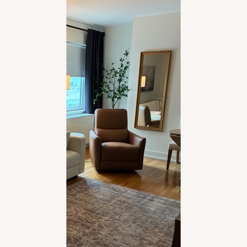 Used Birch Lane Santo Leather Recliner Recliner for sale on AptDeco