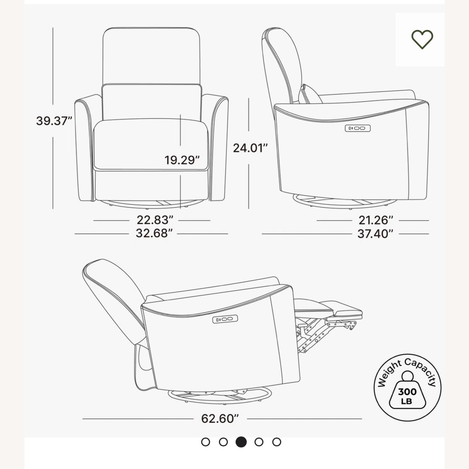 Birch Lane Santo Leather Recliner Recliner - image-4