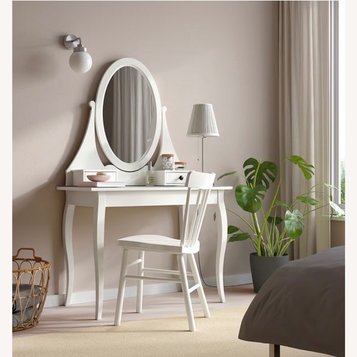 Used IKEA Hemnes Dressing Table With Mirror for sale on AptDeco