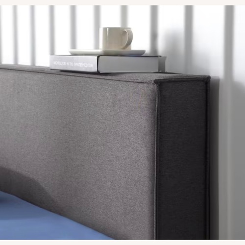 Used Finley Home Storage Bed Dark Gray Queen Bed for sale on AptDeco