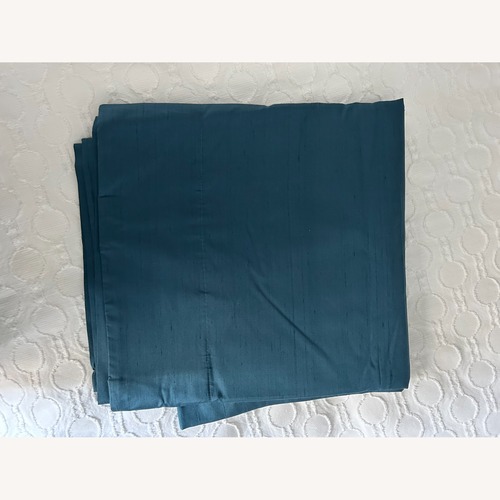 Used West Elm 100% Silk Curtain Panels  for sale on AptDeco