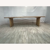 Corrigan Studio Burlywood Rectangular Pine Table