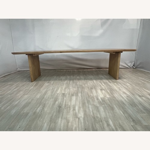 Used Corrigan Studio Burlywood Rectangular Pine Table for sale on AptDeco