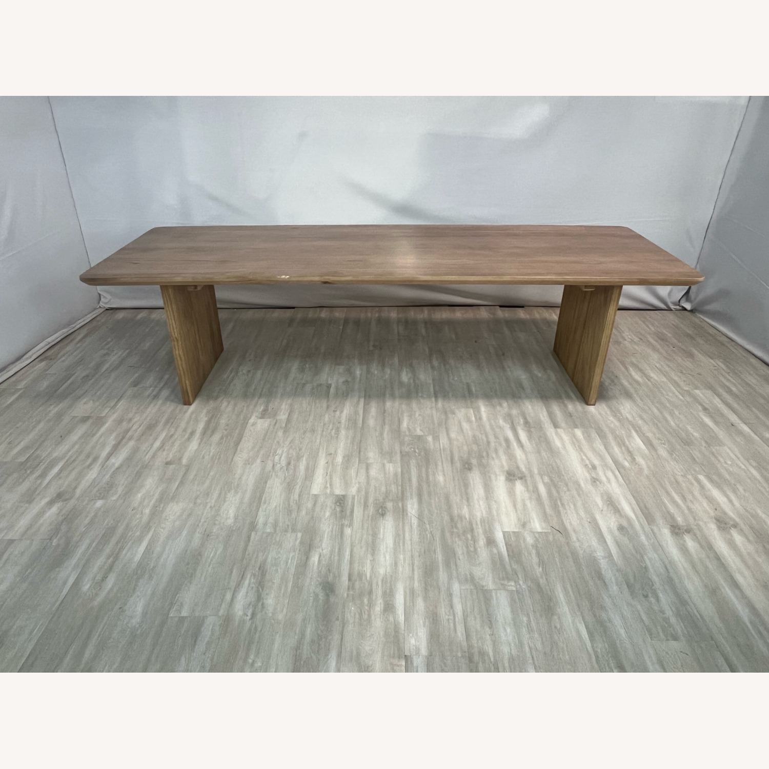 Corrigan Studio Burlywood Rectangular Pine Table - image-1