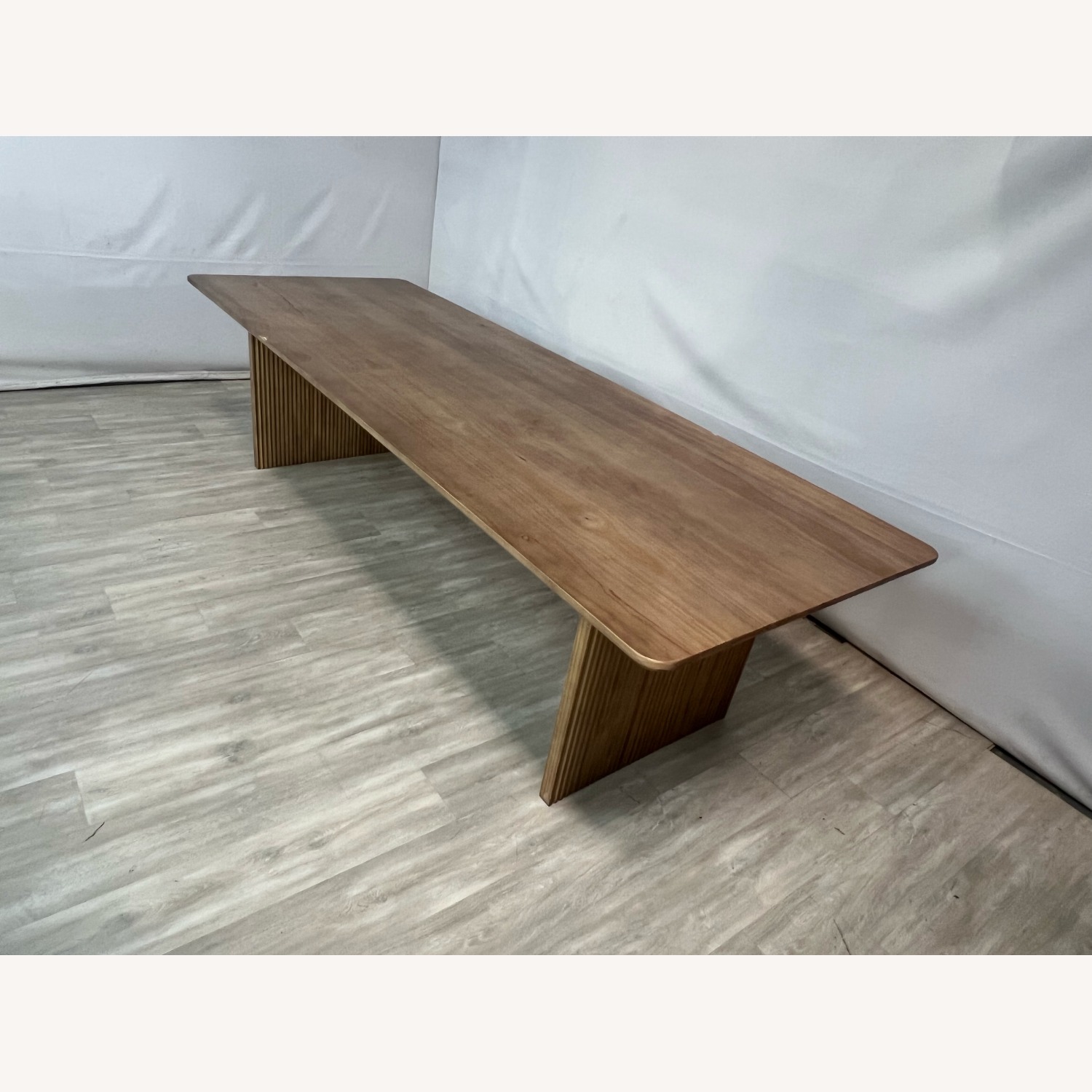 Corrigan Studio Burlywood Rectangular Pine Table - image-3