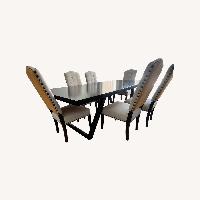 Home Goods Black Wood Dining Table