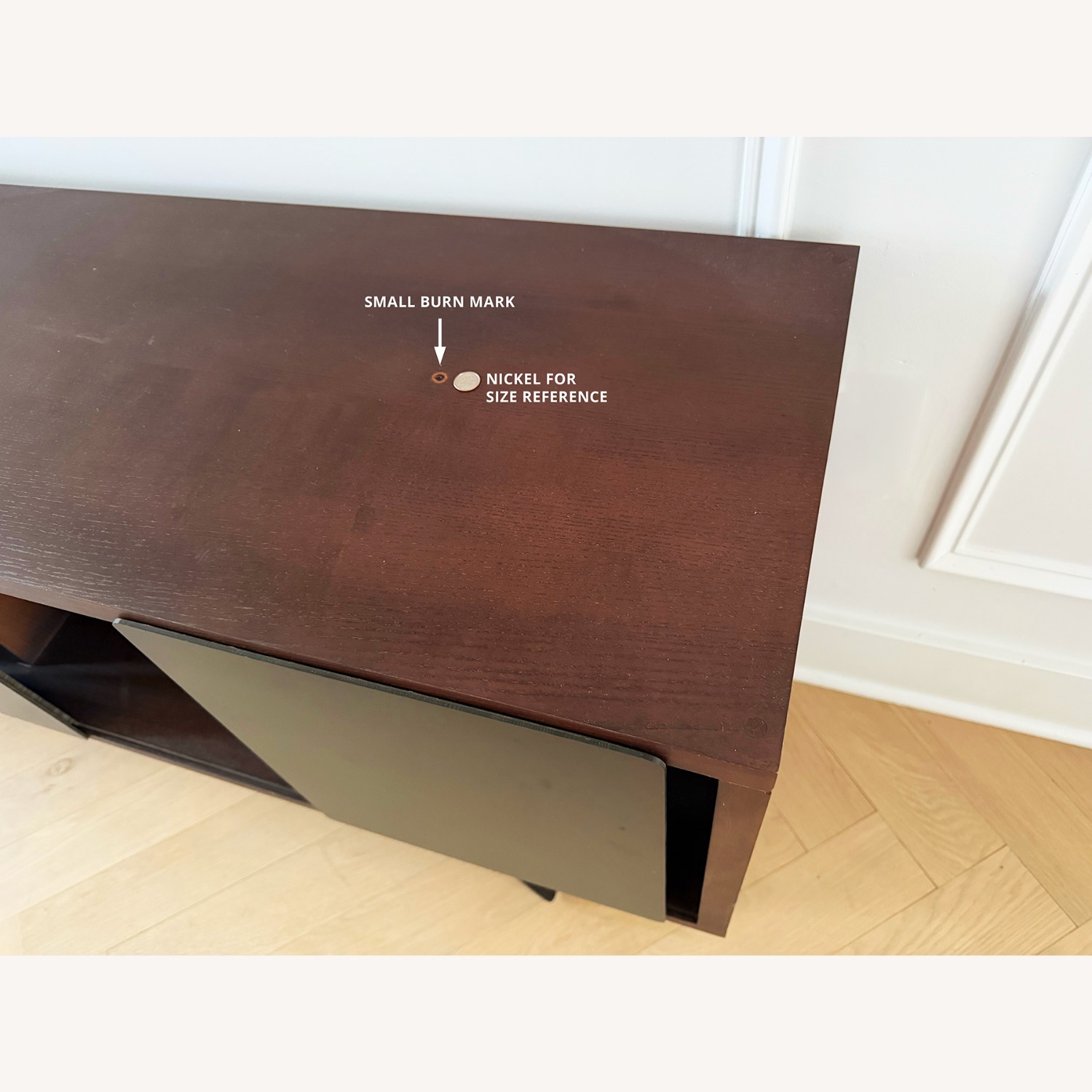 Matthew Hilton Dark Brown Wood Media Storage - image-6