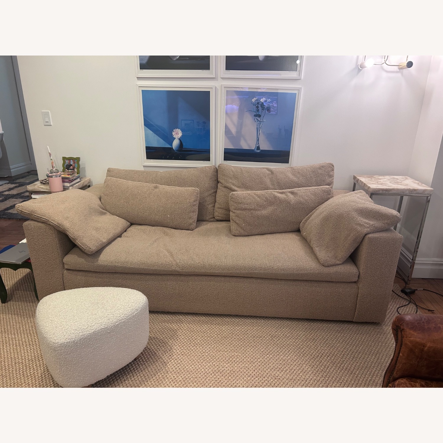 West Elm Boucle Harmony Sofa - image-2
