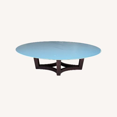 Used Profiles NY Custom 91" Oval Dining Table for sale on AptDeco