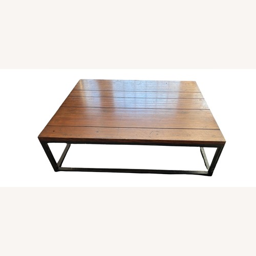 Used Ralph Lauren Wood and Metal Coffee Table for sale on AptDeco