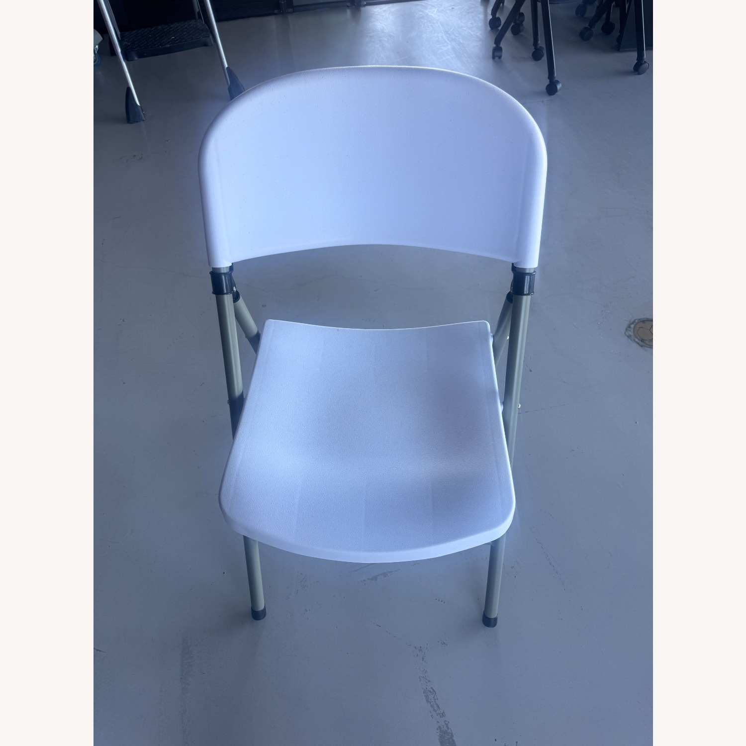 Home Depot White Plastic Play Chair - image-1