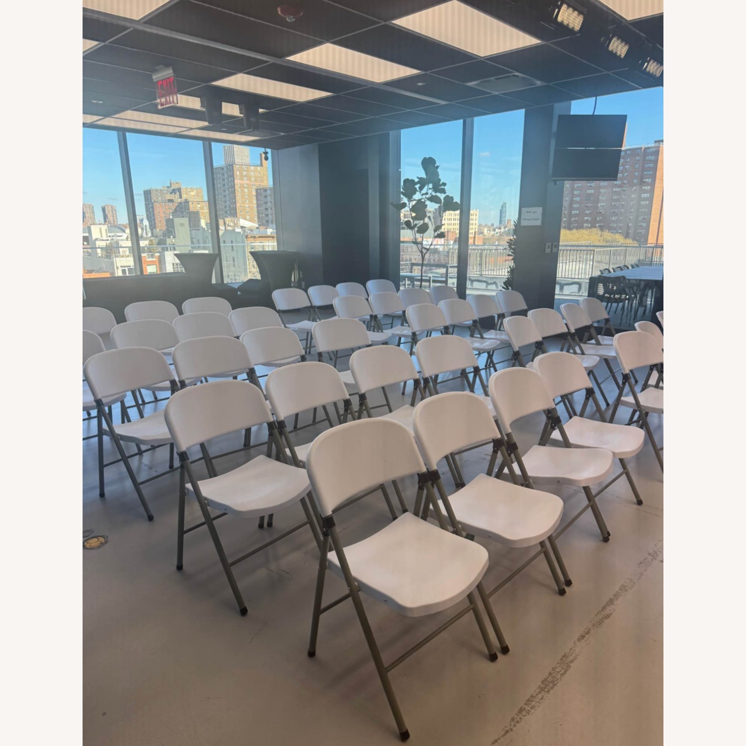 Home Depot White Plastic Play Chair - image-2