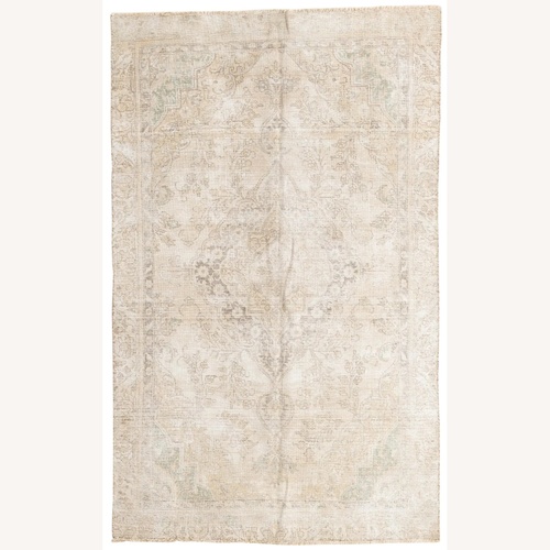 Used 5' 7 x 9' 1 Hand Knotted Ultra Vintage Persian Wool Rug for sale on AptDeco