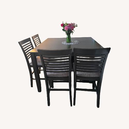 Used Dark Gray Wood Dining Sets for sale on AptDeco