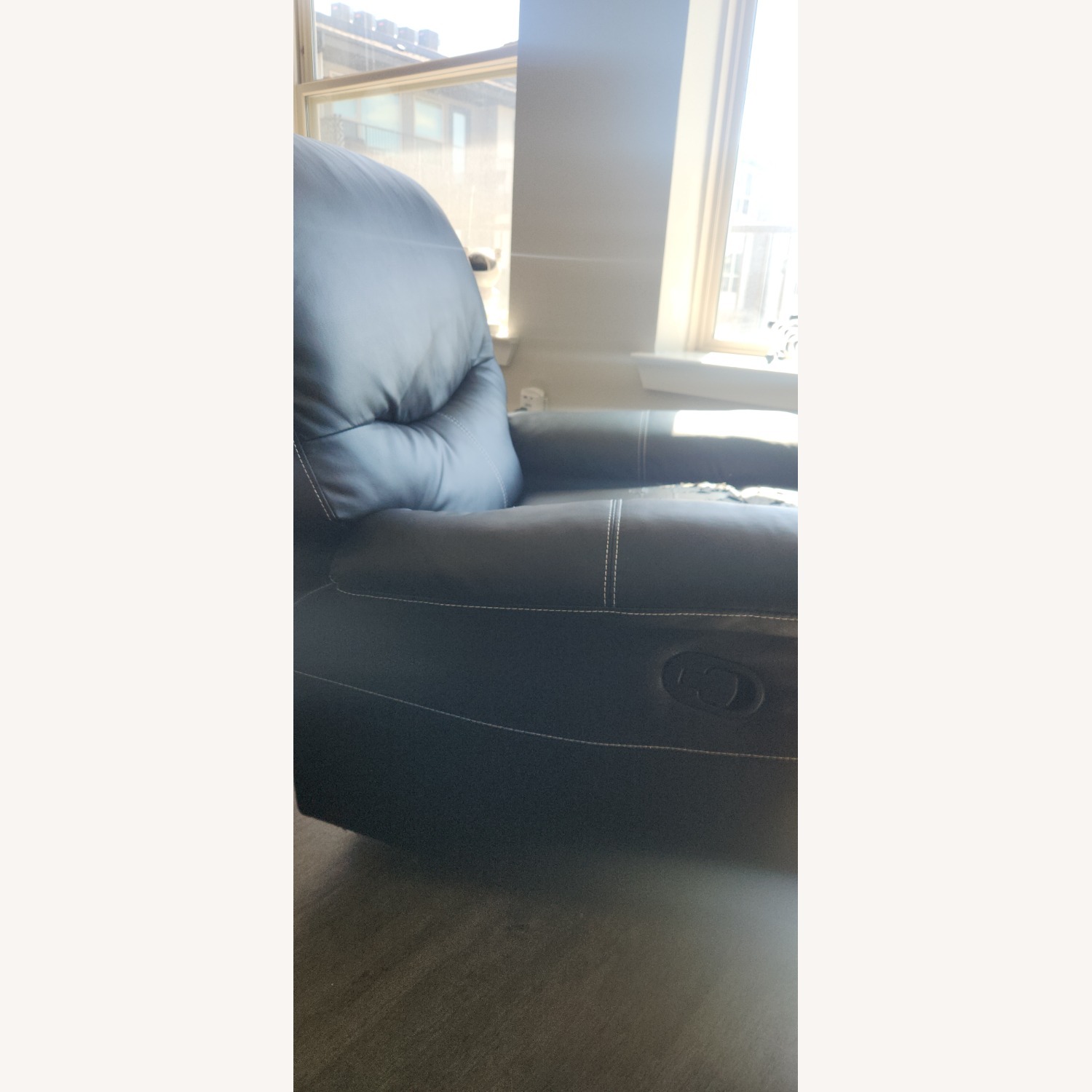 Black Leather Recliner - image-3