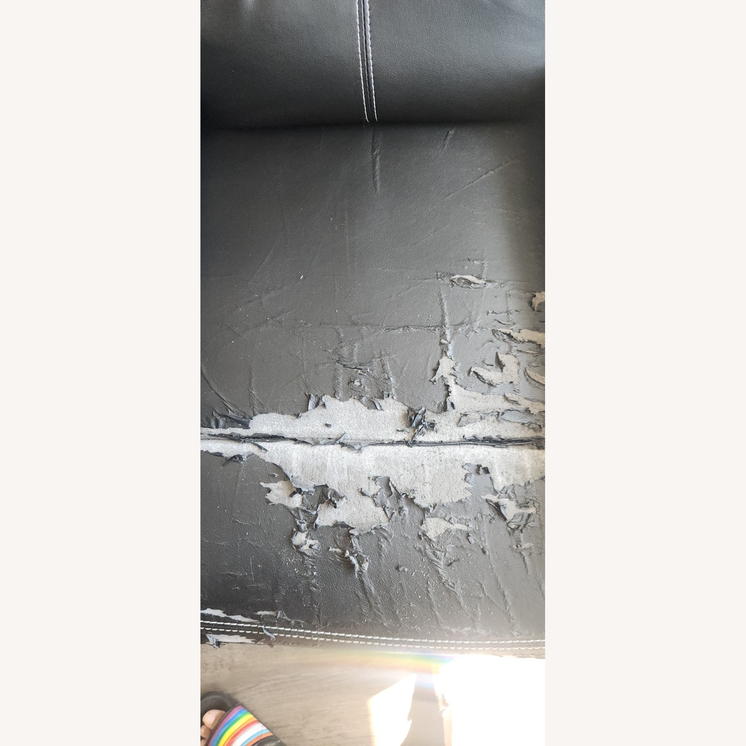 Black Leather Recliner - image-4