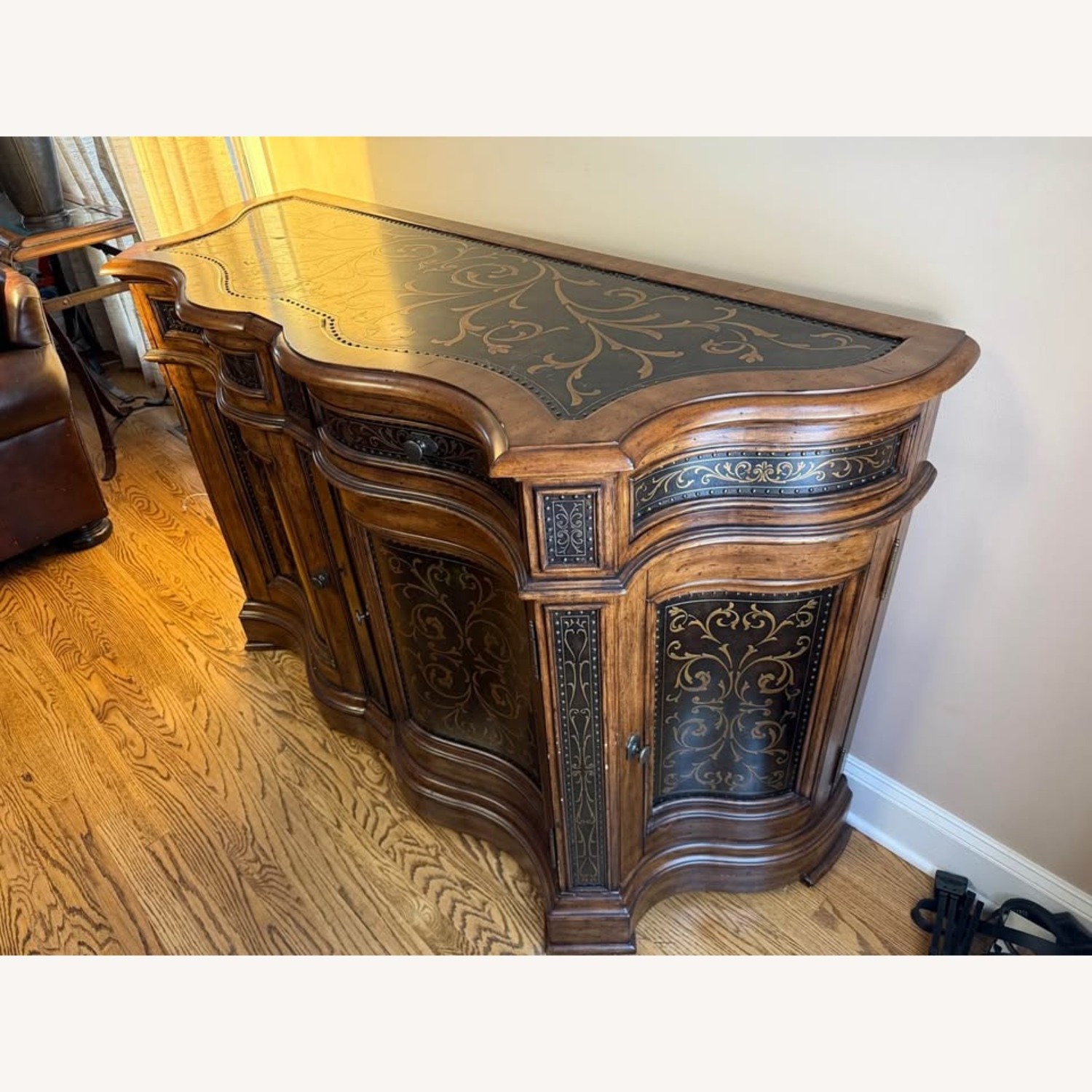 Artistica Brown & Black Credenza - image-1