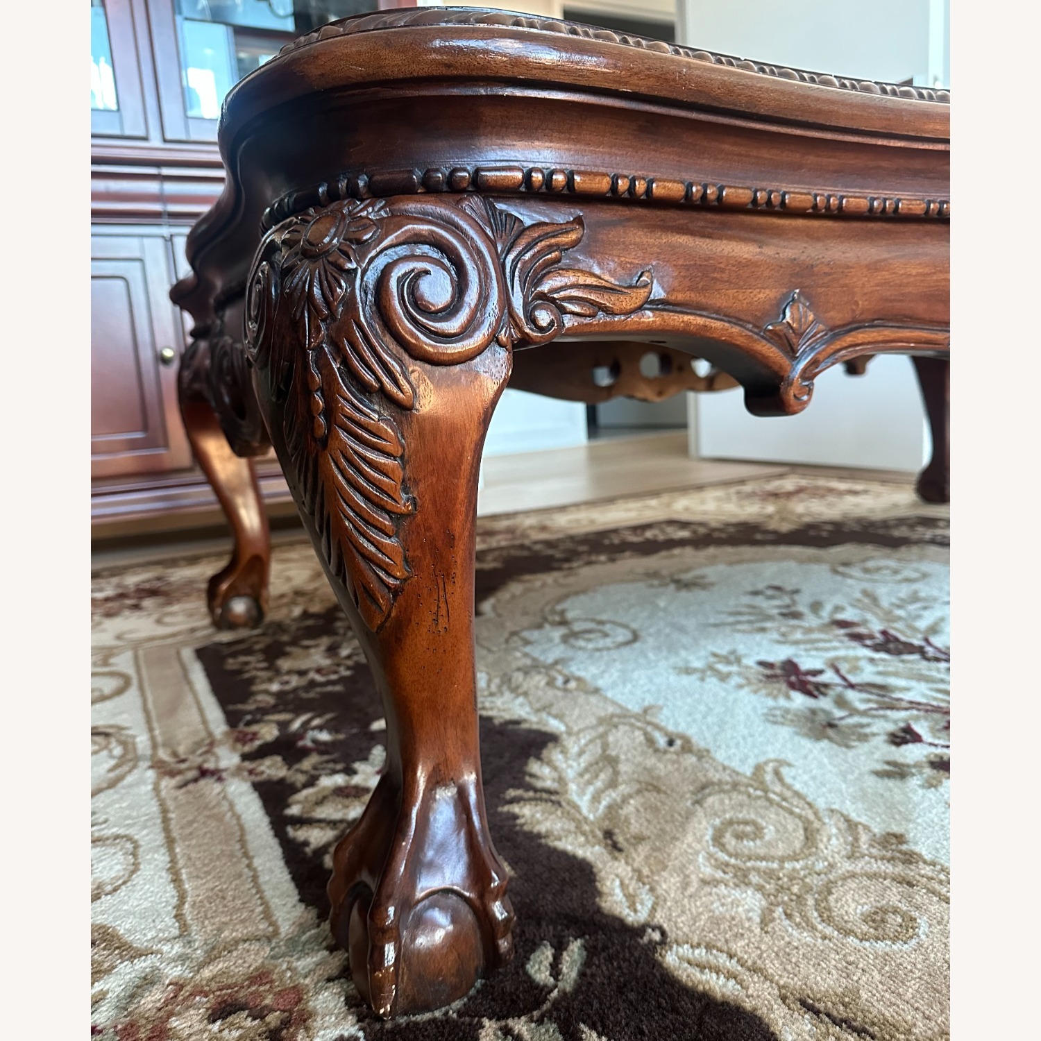 Broyhill Furniture Dark Brown Wood Coffee Table - image-4