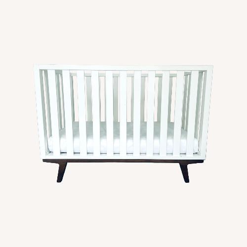 Used West Elm x Pottery Barn Modern Crib + Toddler Bed for sale on AptDeco
